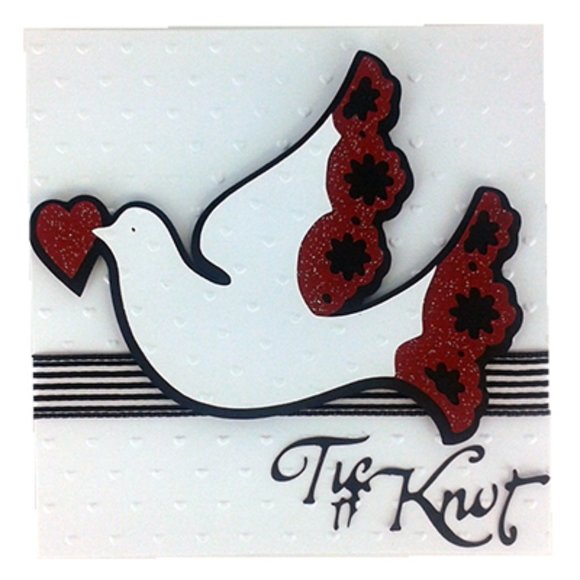 Cricut TIE THE KNOT shape (wedding, shower) - Picture 16 of 16